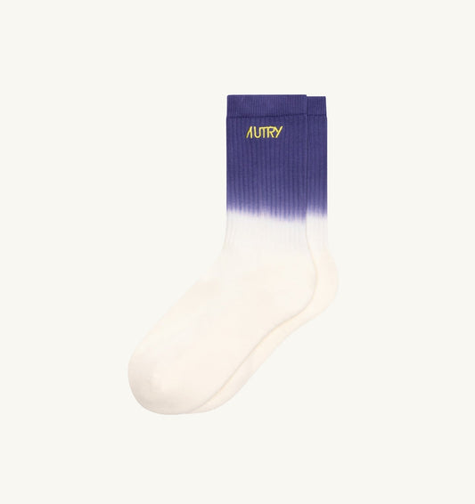 AUTRY Woman|Man SOCKS WITH EMBROIDERY TIE-DYE LOGO UNISEX