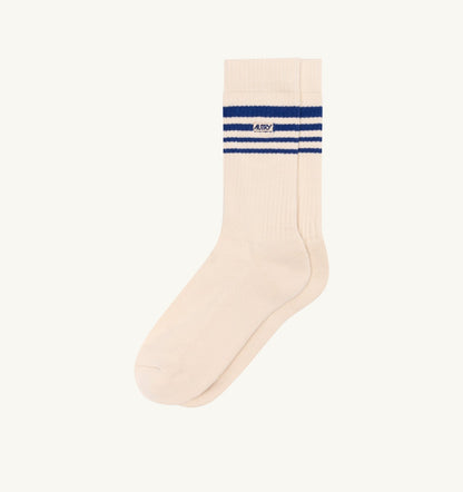AUTRY Woman|Man JACQUARD STRIPED SOCKS WITH LOGO UNISEX
