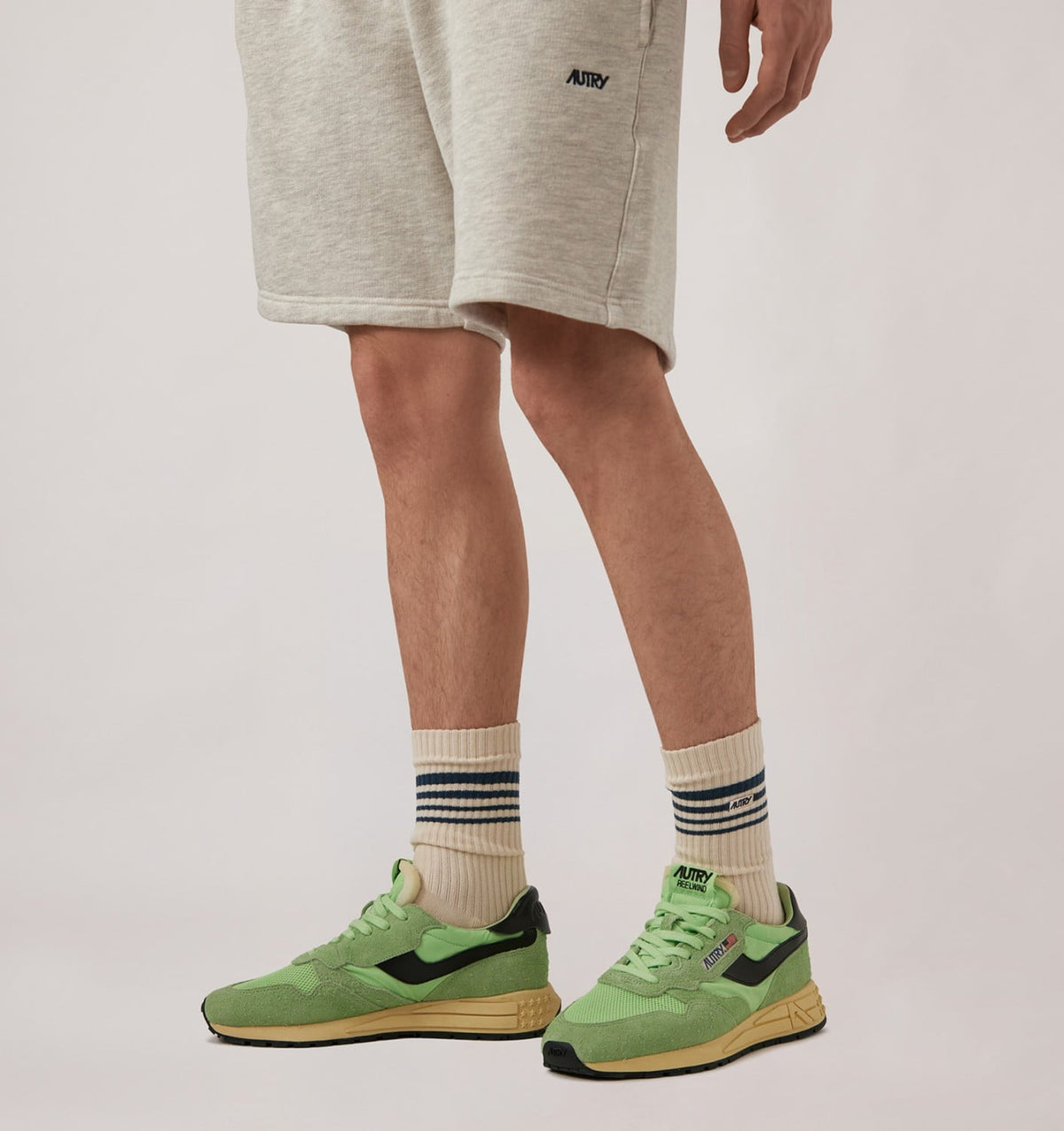 AUTRY Woman|Man JACQUARD STRIPED SOCKS WITH LOGO UNISEX