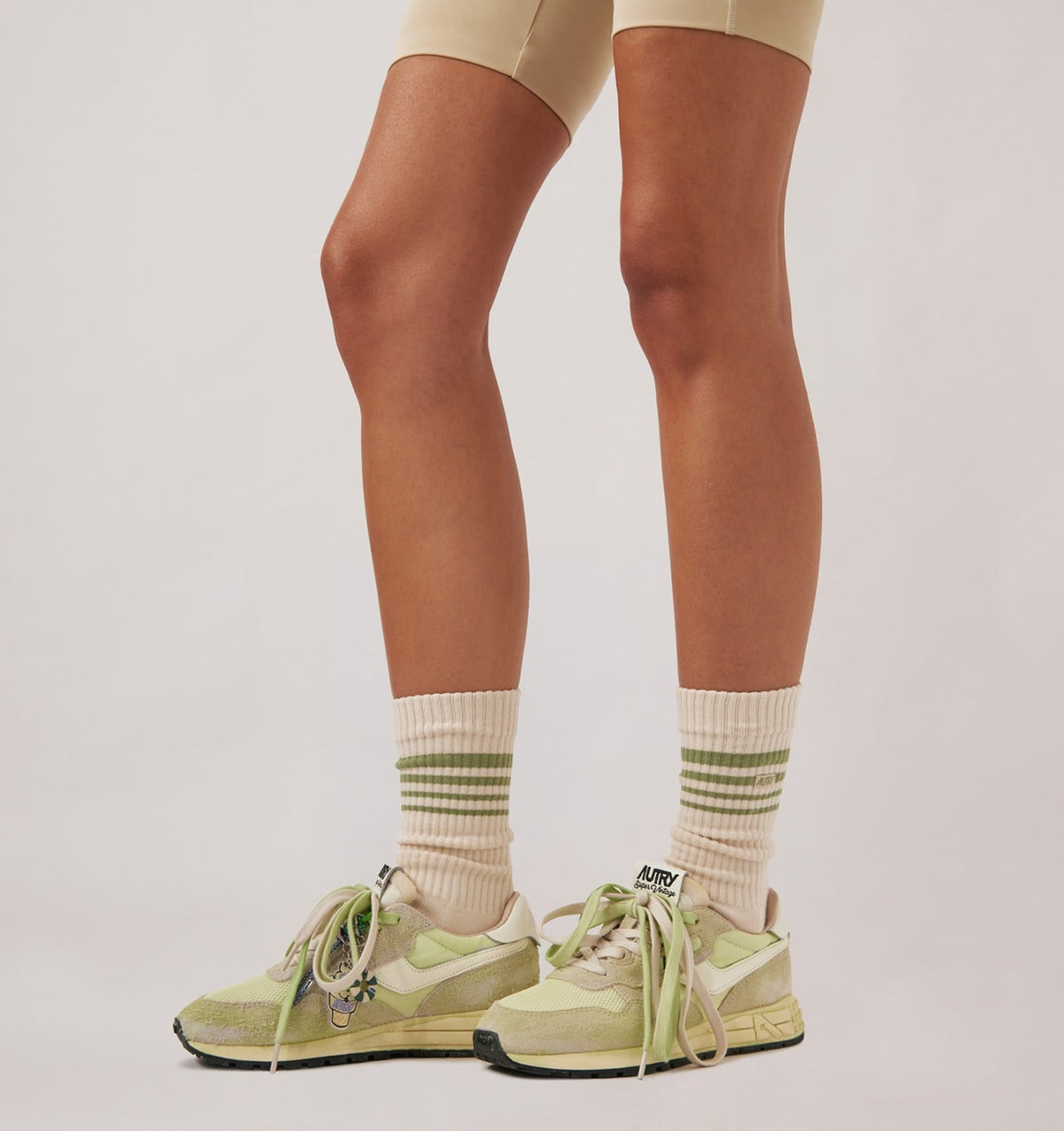 AUTRY Woman|Man JACQUARD STRIPED SOCKS WITH LOGO UNISEX
