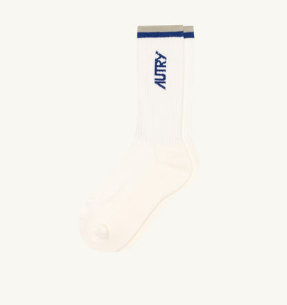 AUTRY Woman|Man JACQUARD STRIPED SOCKS WITH LOGO UNISEX