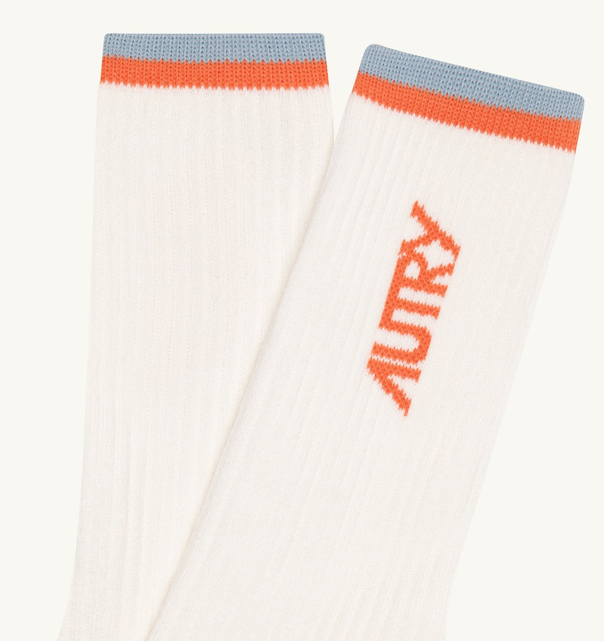 AUTRY Woman|Man JACQUARD STRIPED SOCKS WITH LOGO UNISEX