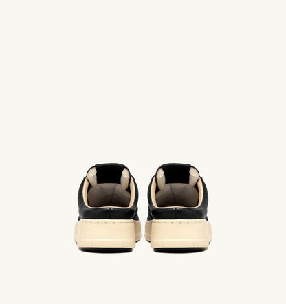 AUTRY Man MEDALIST MULE SNEAKERS IN NAPA LEATHER COLOR BLACK