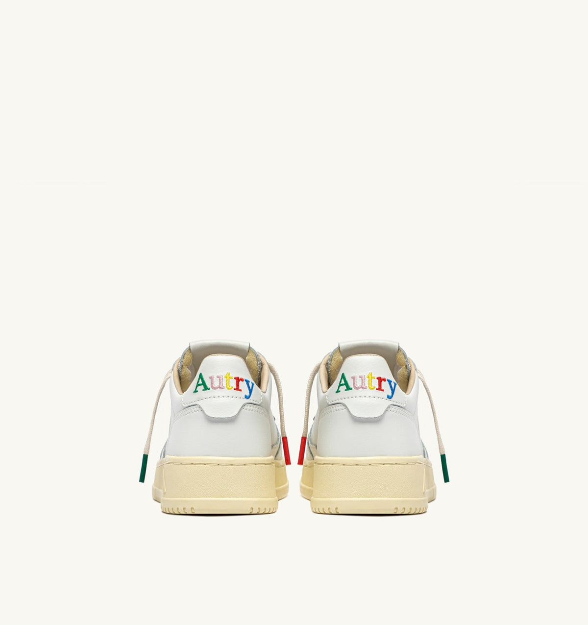 AUTRY Man MEDALIST LOW SNEAKERS IN WHITE LEATHER