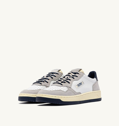 AUTRY Man MEDALIST LOW SNEAKERS IN VAPOR AND SPACE SUEDE AND LEATHER