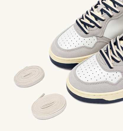 AUTRY Man MEDALIST LOW SNEAKERS IN VAPOR AND SPACE SUEDE AND LEATHER