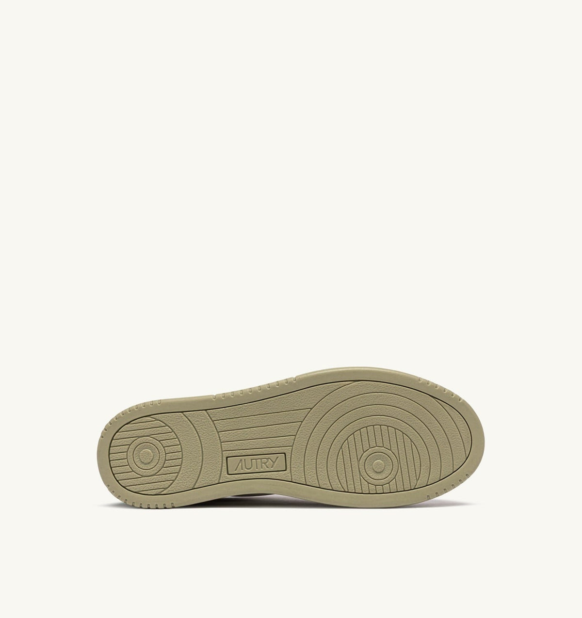 AUTRY Man MEDALIST LOW TRICOLOR SNEAKERS IN SUEDE COLOR WHITE SAND AND GRAY GREEN