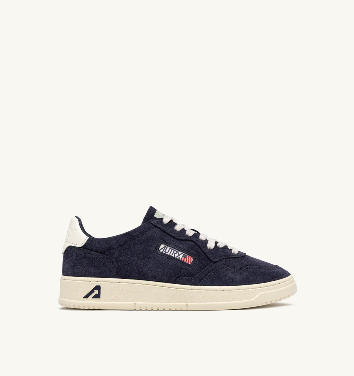 AUTRY Man MEDALIST LOW SNEAKERS IN SPACE AND WHITE SUEDE