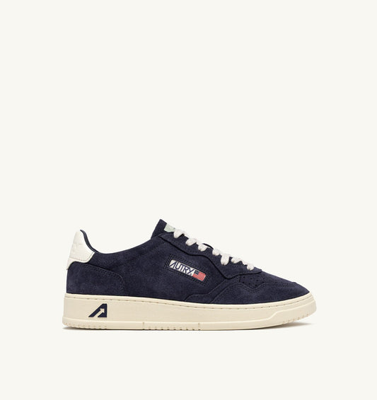 AUTRY Man MEDALIST LOW SNEAKERS IN SPACE AND WHITE SUEDE