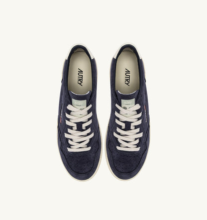 AUTRY Man MEDALIST LOW SNEAKERS IN SPACE AND WHITE SUEDE