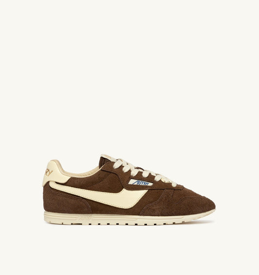 AUTRY Man WINDSPIN SNEAKERS IN TUNDRA AND RUTABAGA SUEDE AND LEATHER