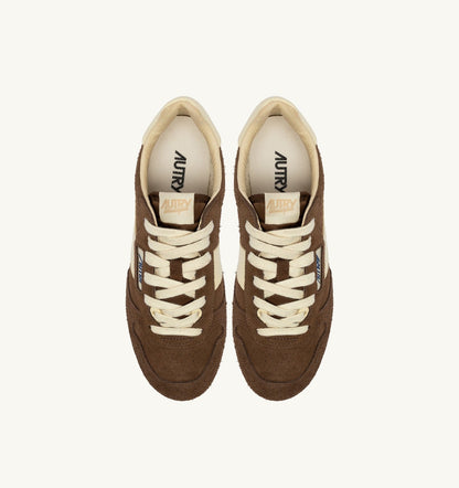 AUTRY Man WINDSPIN SNEAKERS IN TUNDRA AND RUTABAGA SUEDE AND LEATHER