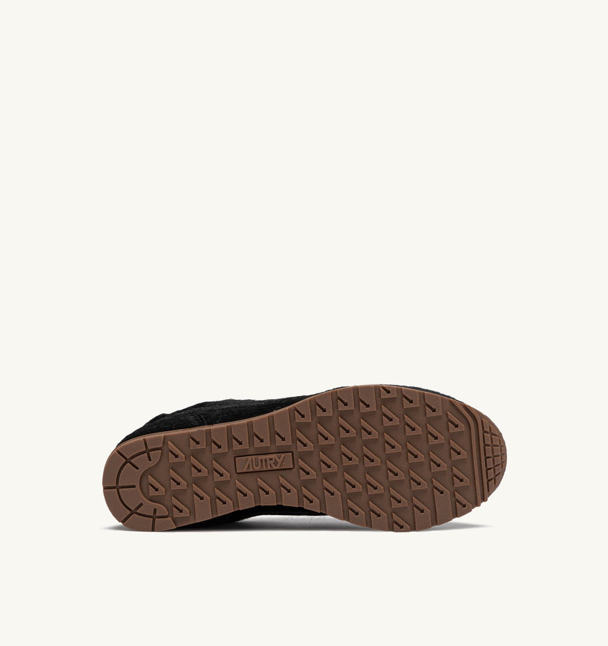 AUTRY Woman WINDSPIN SNEAKERS IN BLACK PONY HAIR EFFECT