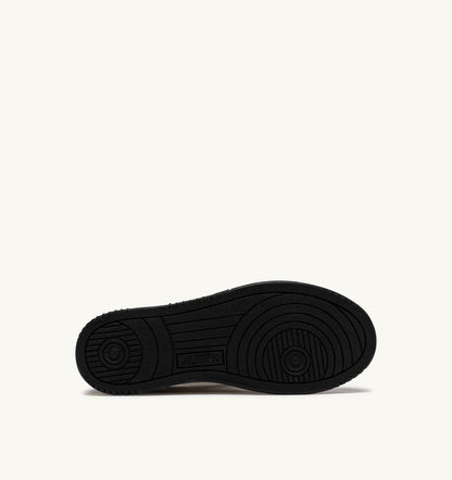 AUTRY Woman MEDALIST LOW SUPER VINTAGE SNEAKERS IN WHITE AND TANZANITE LEATHER AND DRAGON MESH