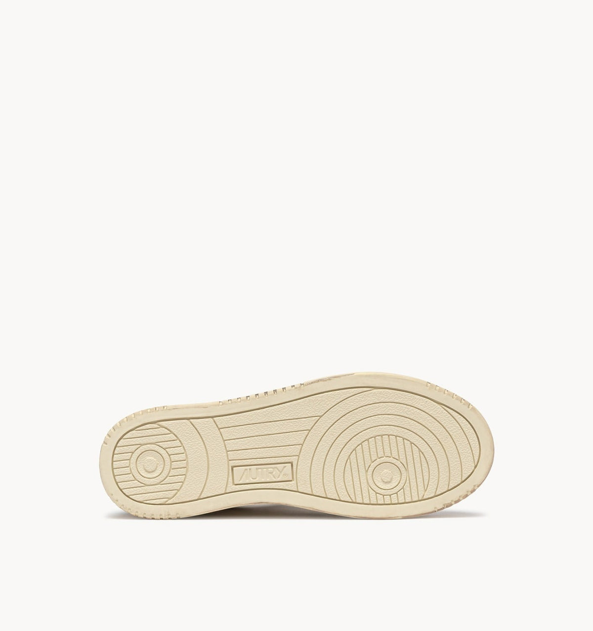 AUTRY Woman MEDALIST LOW SUPER VINTAGE SNEAKERS IN ASH AND SEA LEATHER