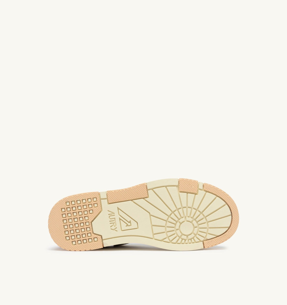 AUTRY Woman SNEAKERS CLC LOW IN WHITE SAND AND DEWBERRY LEATHER AND SUEDE