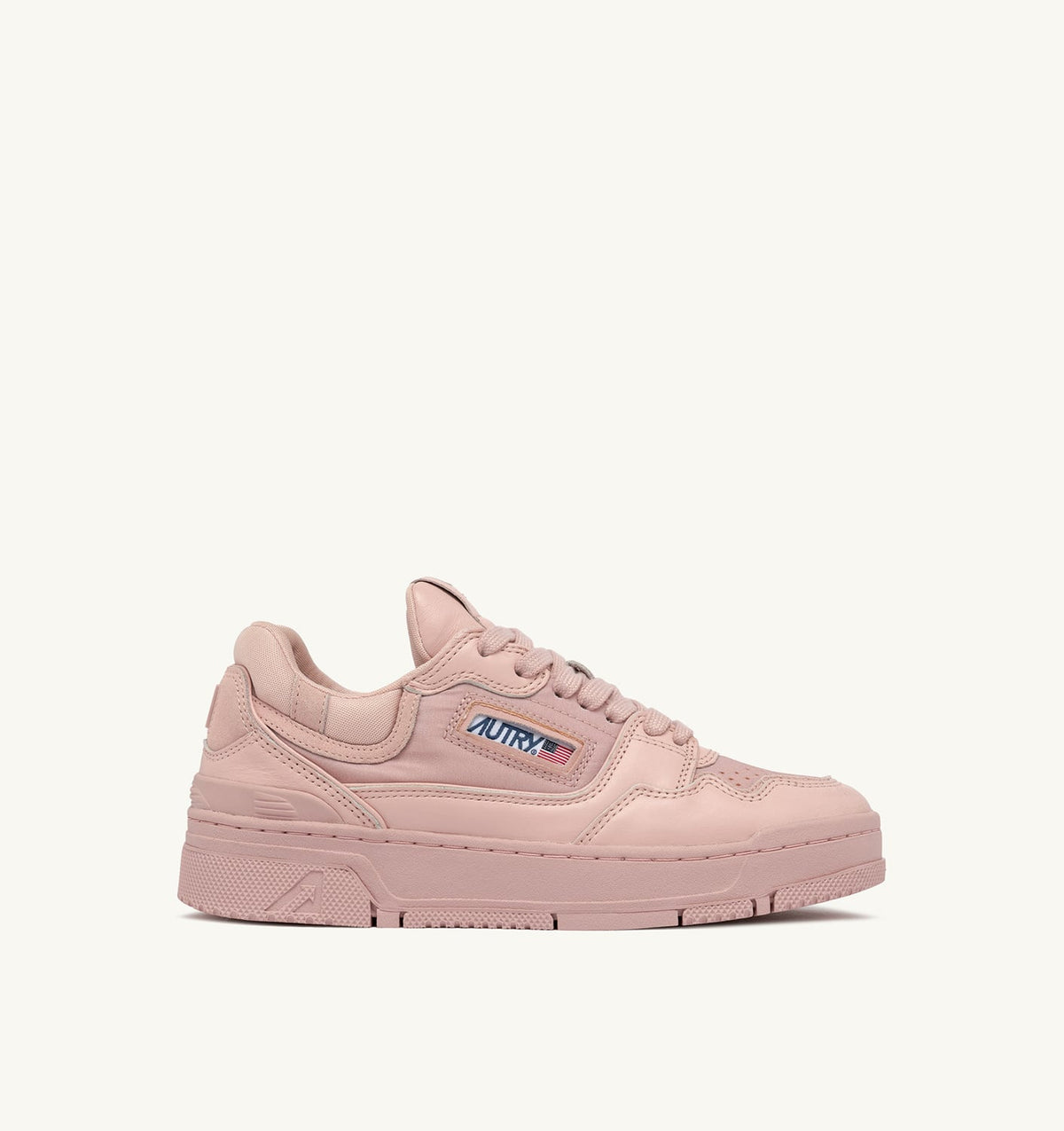 AUTRY Woman CLC LOW SNEAKERS IN PEACH WHIP LEATHER