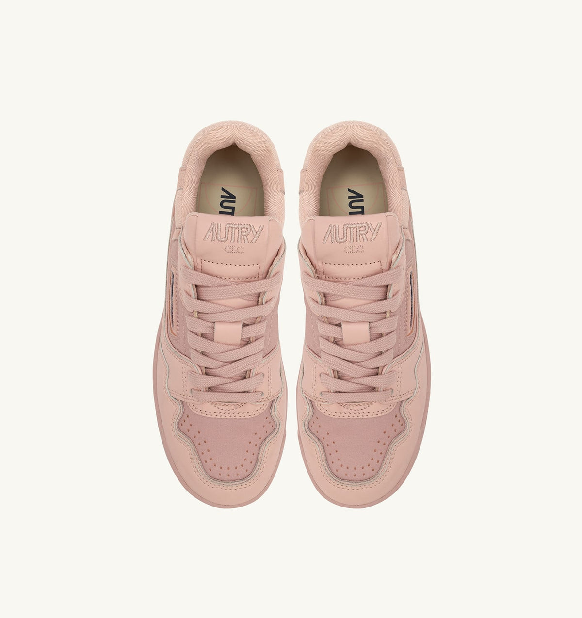 AUTRY Woman CLC LOW SNEAKERS IN PEACH WHIP LEATHER
