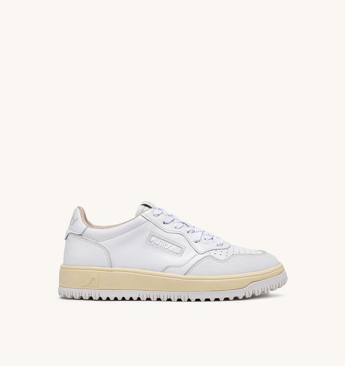 AUTRY Woman GOLF LOW SNEAKERS IN WHITE LEATHER