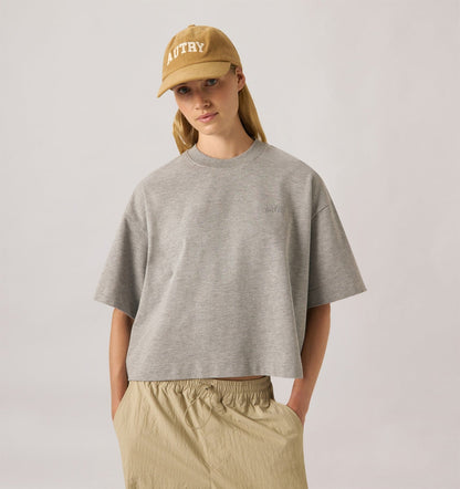 AUTRY Woman BOXY T-SHIRT WITH TONAL LOGO FOR WOMAN