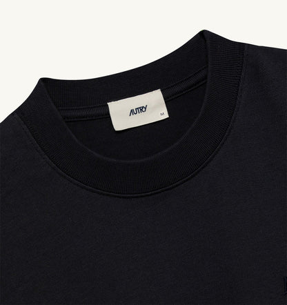 AUTRY Woman BOXY T-SHIRT WITH TONAL LOGO FOR WOMAN
