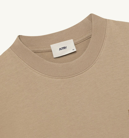 AUTRY Woman BOXY T-SHIRT WITH TONAL LOGO FOR WOMAN