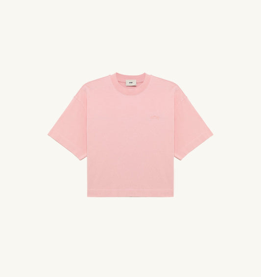 AUTRY Woman BOXY T-SHIRT WITH TONAL LOGO FOR WOMAN