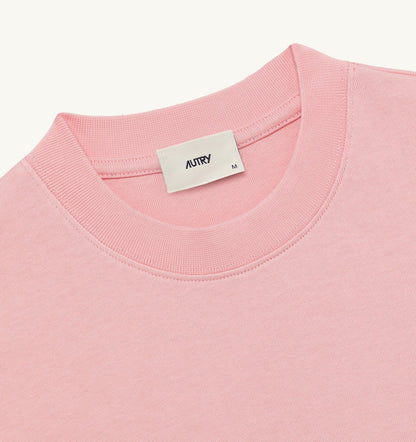 AUTRY Woman BOXY T-SHIRT WITH TONAL LOGO FOR WOMAN