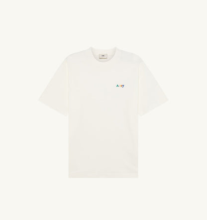 AUTRY Woman|Man T-SHIRT WITH MULTICOLOR LOGO UNISEX