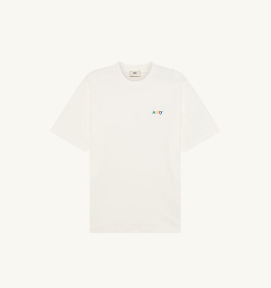 AUTRY Woman|Man T-SHIRT WITH MULTICOLOR LOGO UNISEX