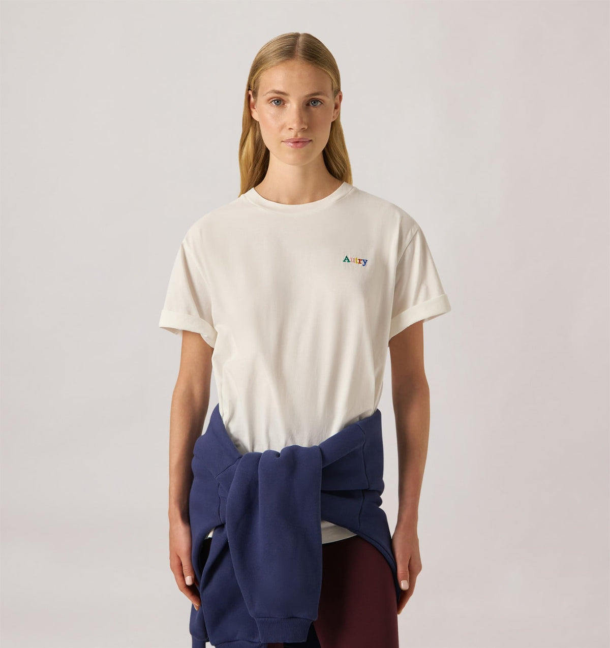 AUTRY Woman|Man T-SHIRT WITH MULTICOLOR LOGO UNISEX