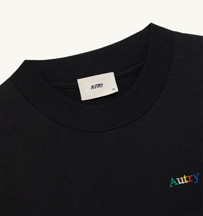 AUTRY Woman|Man T-SHIRT WITH MULTICOLOR LOGO UNISEX