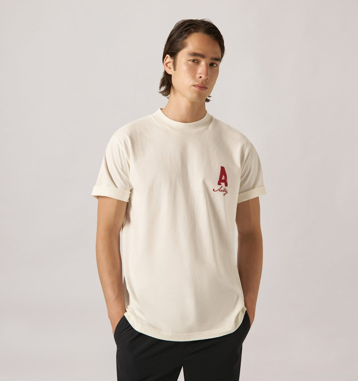 AUTRY Woman|Man HERITAGE T-SHIRT WITH WASHED EFFECT UNISEX