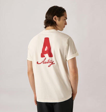 AUTRY Woman|Man HERITAGE T-SHIRT WITH WASHED EFFECT UNISEX