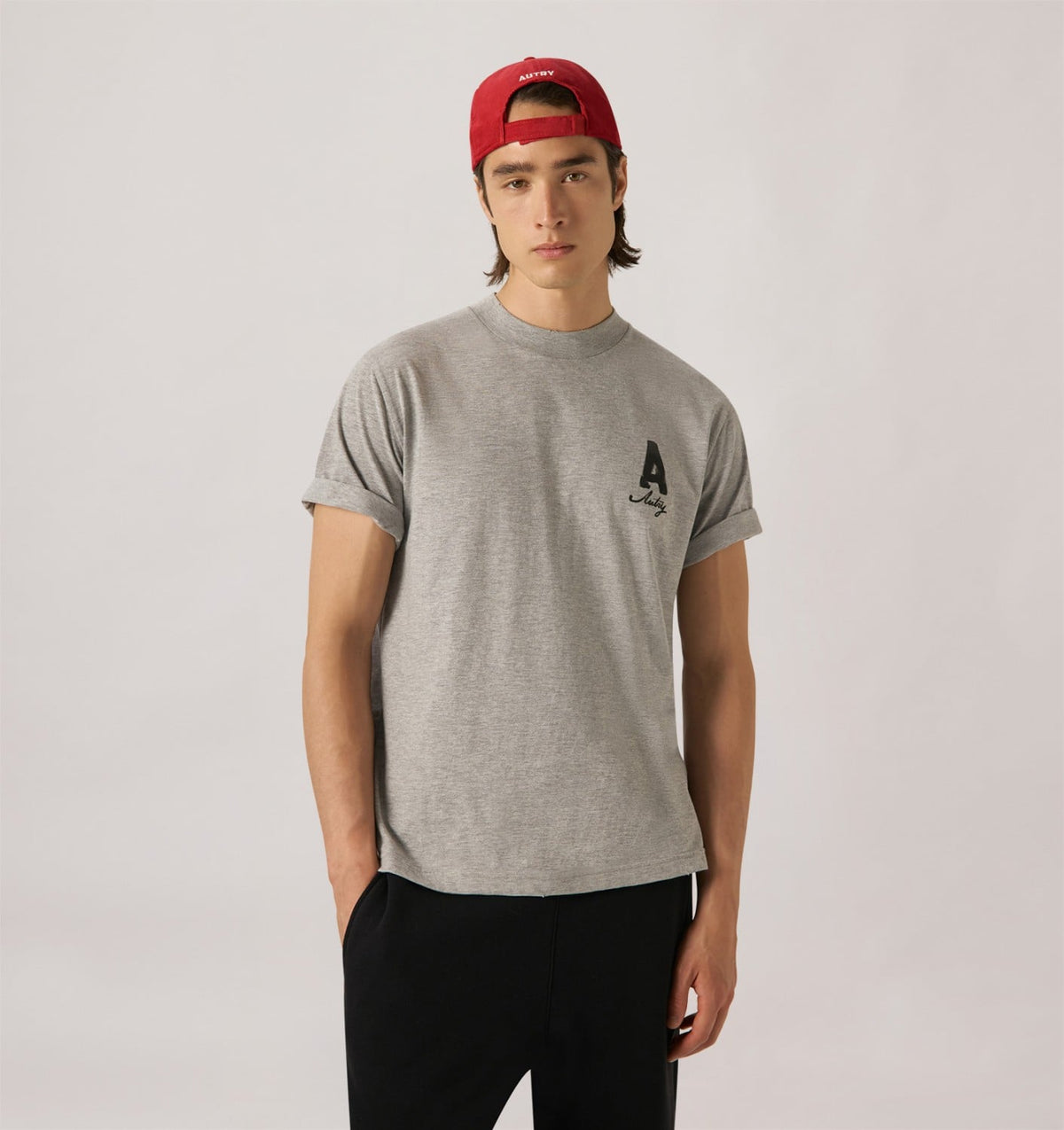 AUTRY Woman|Man HERITAGE T-SHIRT WITH WASHED EFFECT UNISEX