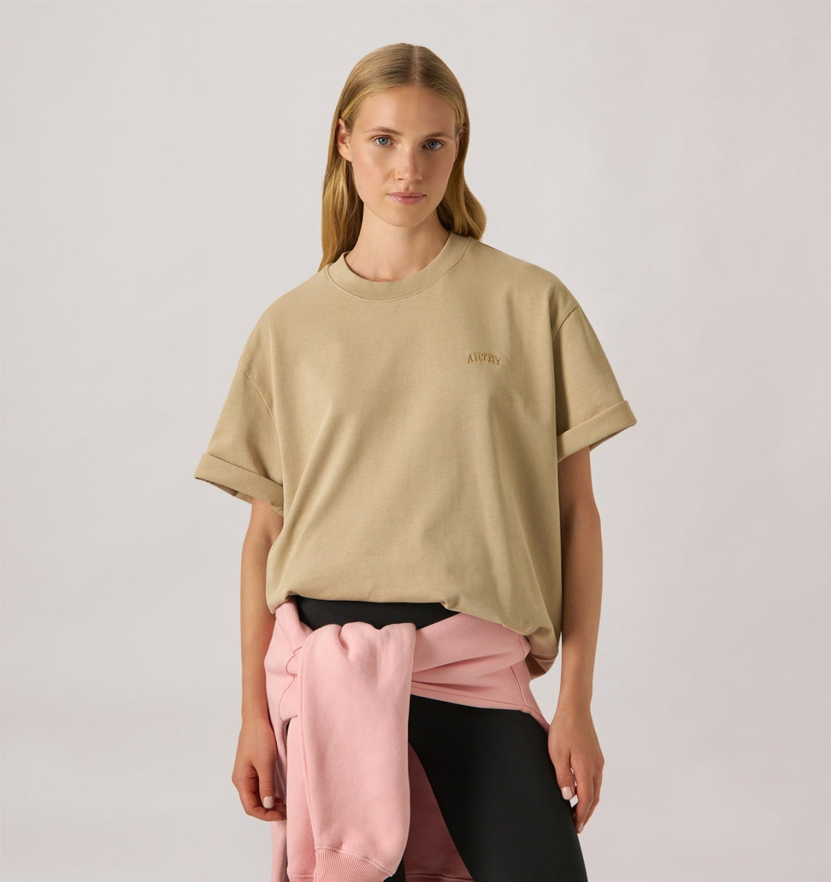 AUTRY Woman|Man T-SHIRT WITH TONAL LOGO UNISEX