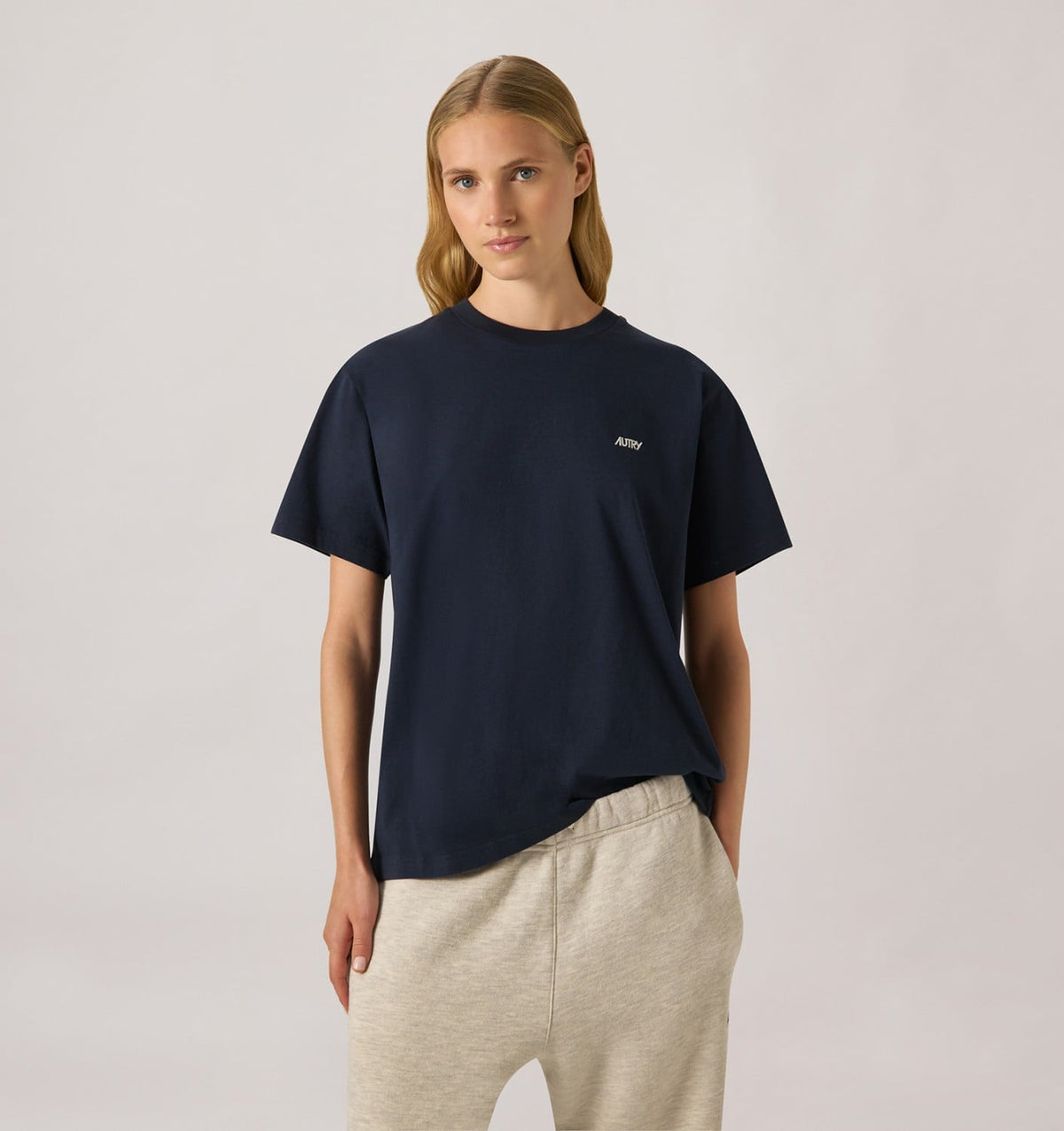 AUTRY Woman EMBROIDERED LOGO TEE WOMAN