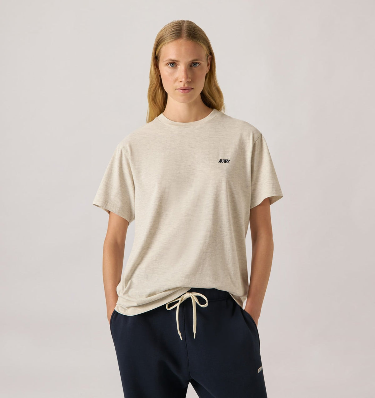 AUTRY Woman EMBROIDERED LOGO TEE WOMAN