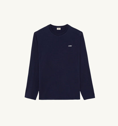 AUTRY Woman|Man LONG-SLEEVE EMBROIDERED LOGO TEE UNISEX