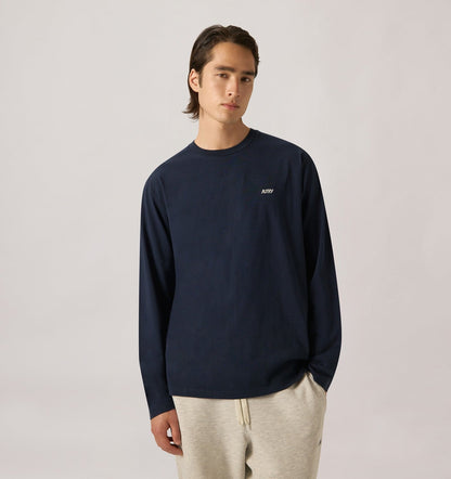 AUTRY Woman|Man LONG-SLEEVE EMBROIDERED LOGO TEE UNISEX