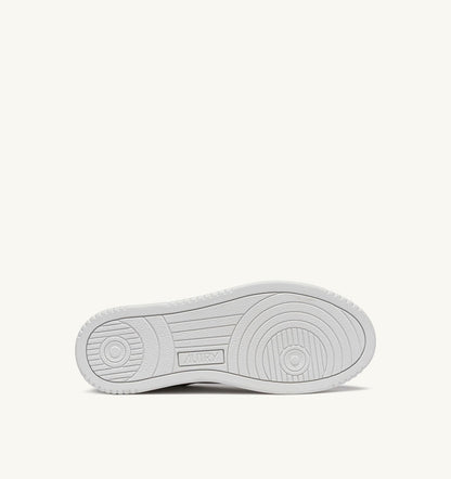 AUTRY Woman DALLAS LOW SNEAKERS IN WHITE LEATHER
