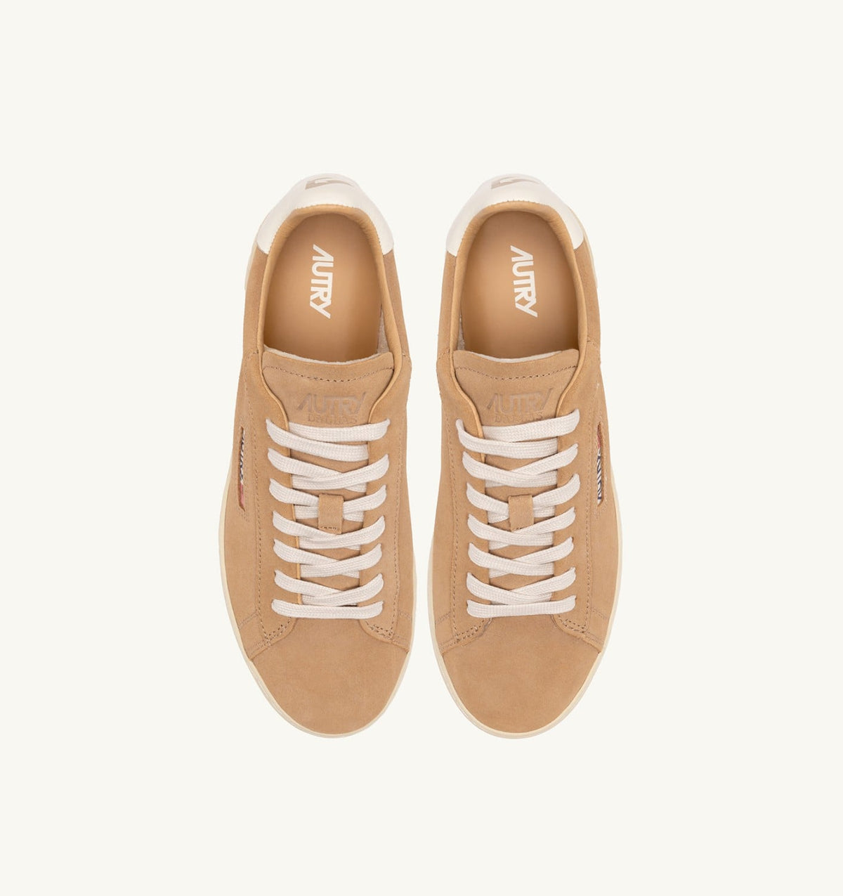 AUTRY Woman DALLAS LOW SNEAKERS IN PEANUT SUEDE