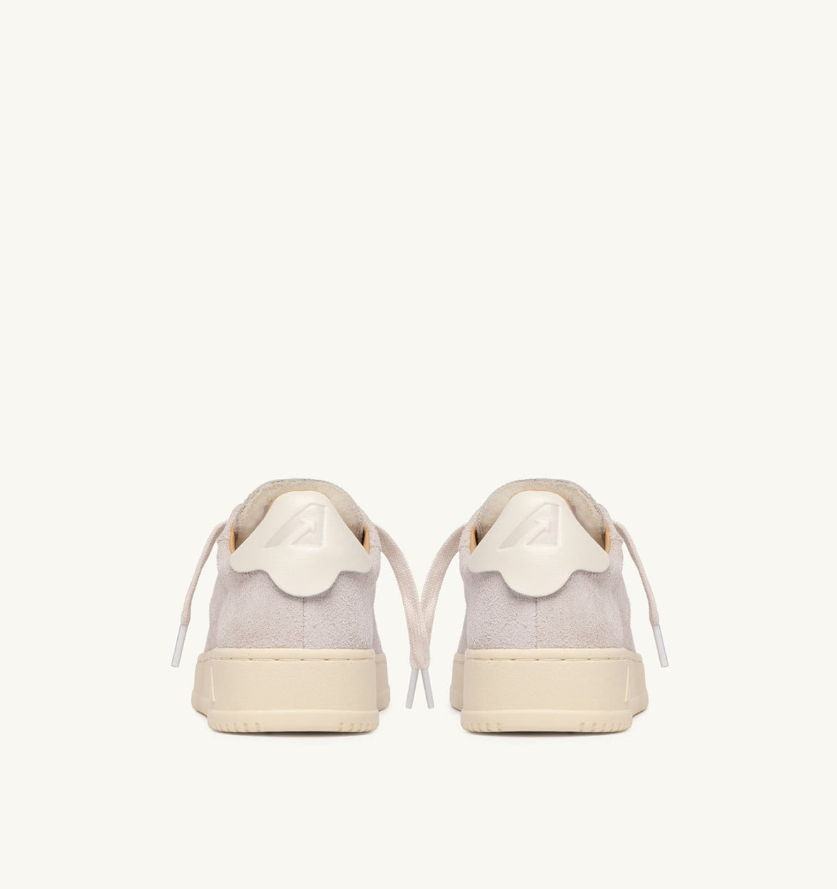 AUTRY Woman DALLAS LOW SNEAKERS IN WHITE SUEDE