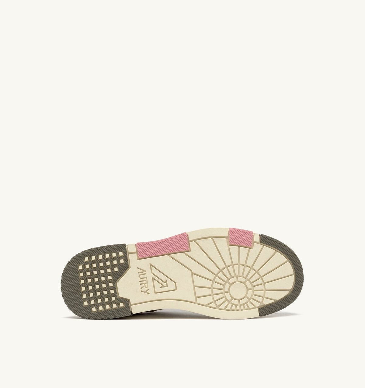 AUTRY Woman CLC LOW SNEAKERS IN WHITE AND GERANIUM LEATHER SUEDE
