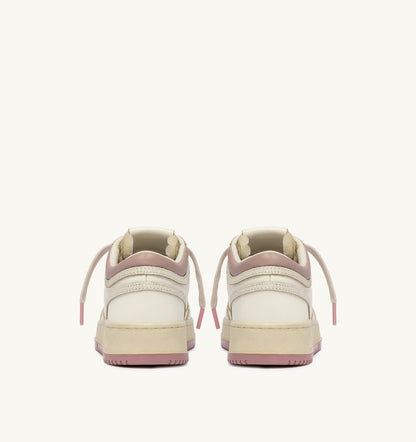 AUTRY Woman MED-WAY SNEAKERS IN LEATHER COLOR MARSHMALLOW AND ZEPHYR