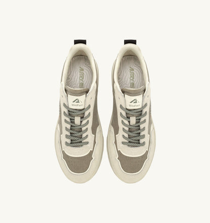 AUTRY Woman WILDPACE LOW SNEAKERS IN ELMOND AND WHITE CORDURA AND SUEDE