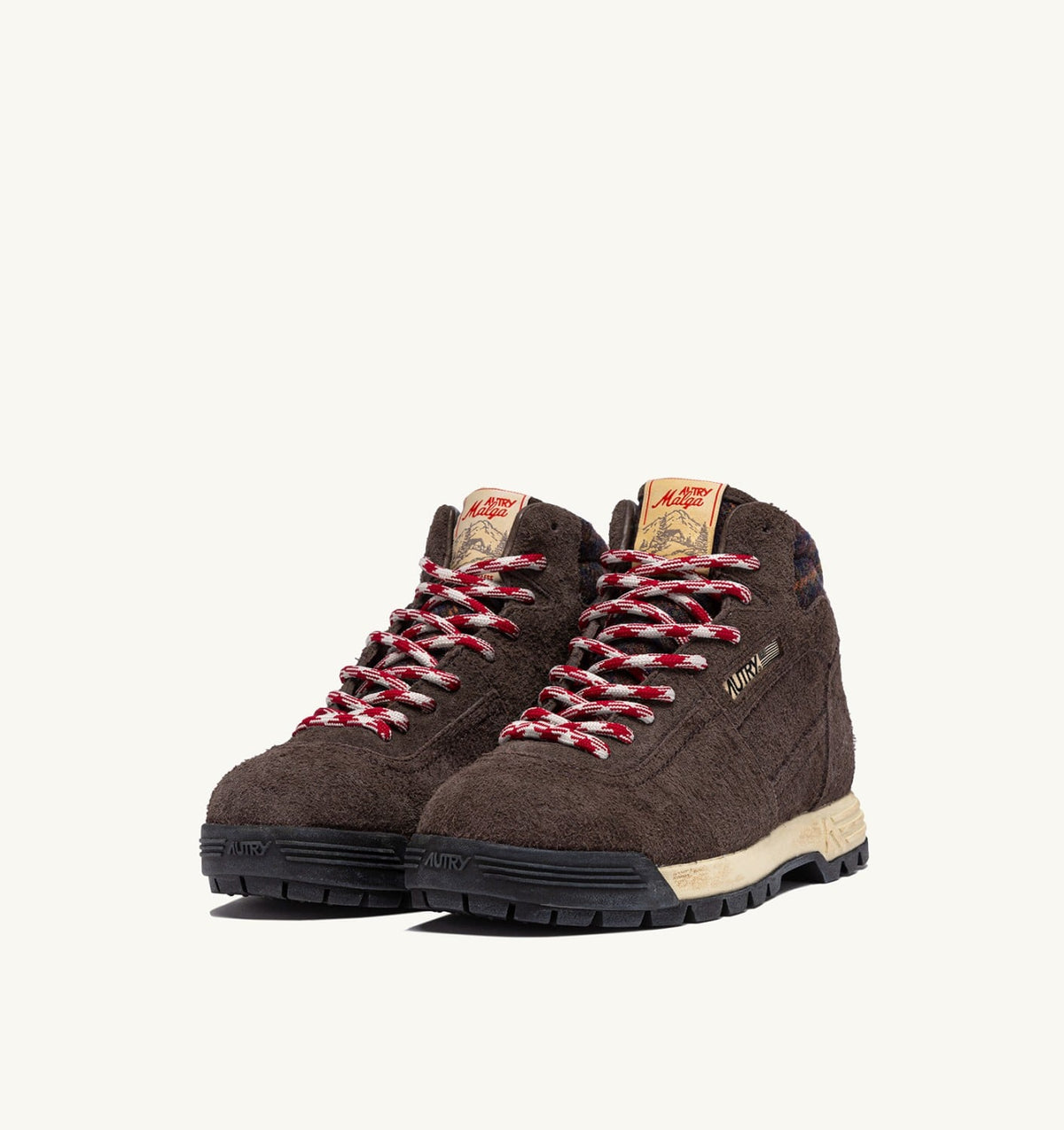 AUTRY Woman MALGA BOOTS IN SUEDE COLOR PEPPER