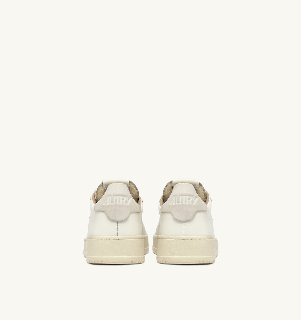AUTRY Woman DALLAS LOW SNEAKERS IN WHITE LEATHER